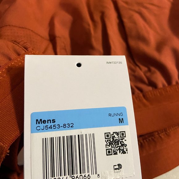 Nike Flex Stride 5'' Rugged Orange Mens Running Shorts CJ5453-832 Size M NEW - Picture 9 of 14